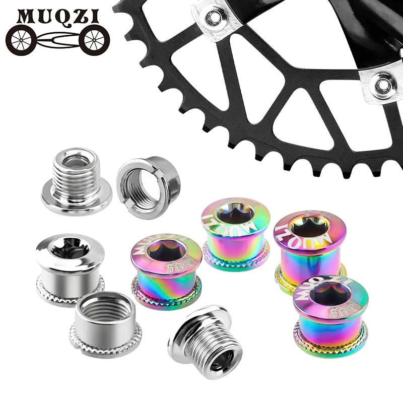 5 Paia Bulloni Per Pedivella Bici – Acciaio Inox Per Corona E Guarnitura (Viti Per Pedivella) - copertina