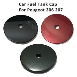 Car Fuel Tank Cover Black Gray Gas Oil Petrol Diesel Filler Flap Cap for peugeot 206 207 1998-2006 For citroen C2 accessories