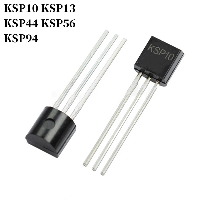100-1000Pcs-KSP10-KSP13-KSP44-KSP56-KSP94-DIP-Transistor-TO-92-PNP-NPN ...