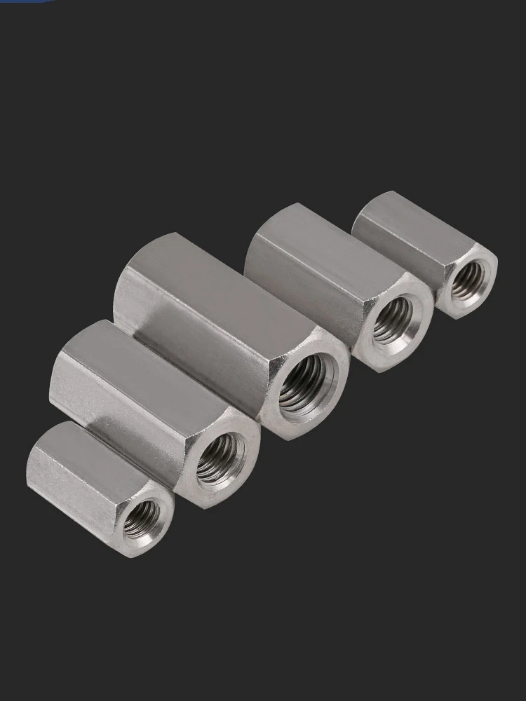 Set 24 Dadi Esagonali Lunghi - M4 M6 M8 M10 In Acciaio Zincato - Foto 9