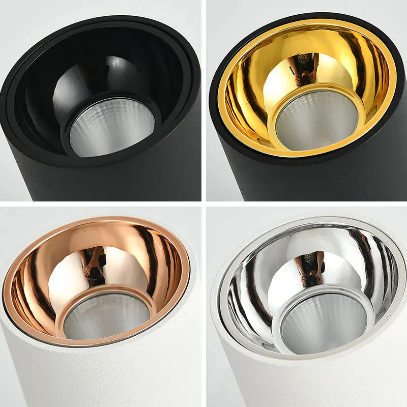 Cylinder Rose Gold Dimmable LED Spotlight Downlight 5W 10W 15W 20W 30W Ceiling Lamp For Livingroom Kitchen Bedroom Foyer Office 5 Cylinder Rose Gold Dimmable LED Spotlight Downlight 5W 10W 15W 20W 30W Ceiling Lamp For Livingroom Kitchen Bedroom Foyer Office 5
