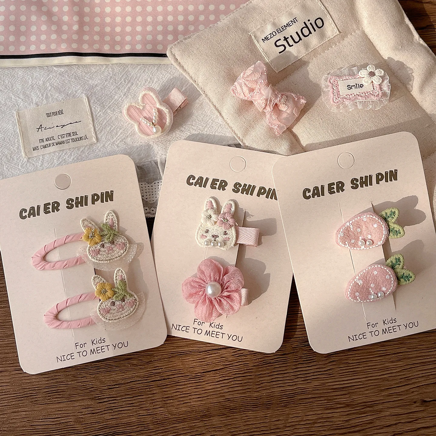 Süße Hasen-Haarspangen für Babymädchen, süße Schleifen-Blumen-Haarspangen, Haarspangen für Kleinkinder, kinderfreundliche Haar-Accessoires, 2026 – Detail 7