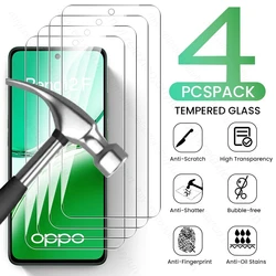 4-Pack HD Tempered Glass Screen Protectors for Reno12 F 4G (4PCS-Transparent)