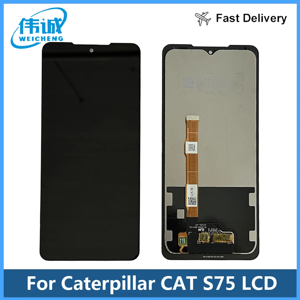 

ЖК-дисплей 6,58 дюйма для Caterpillar CAT S75, сенсорное стекло для замены 1080x240 0p, ЖК-дисплей для Cat S75, датчик ЖК-экрана с клеем