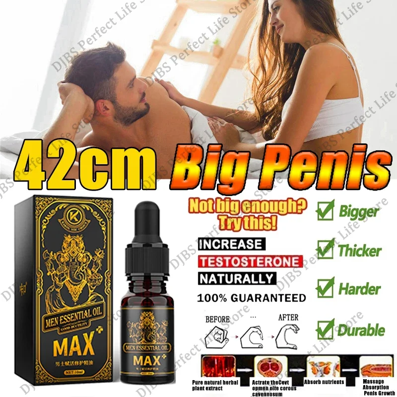 Penis Enlargement Oil Permanent Growth Thickening Oil for Men No Side Effects Massage