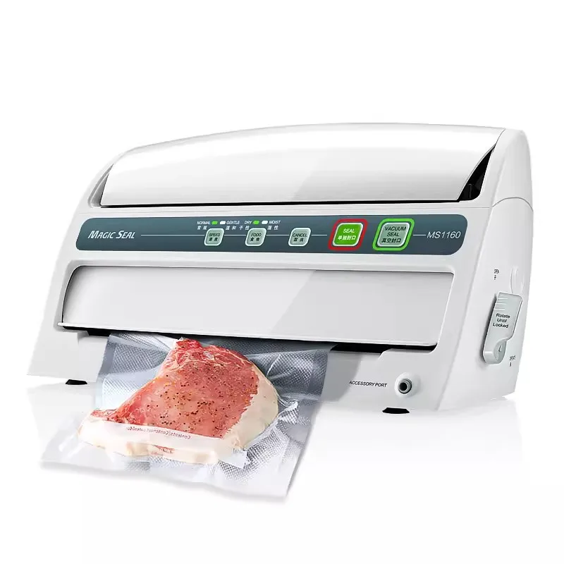 

Household Food Vacuum Sealer Vacuum Sealing Machine Fruits Vegetables Meat Rice Commercial Food Packaging Machine MS1160