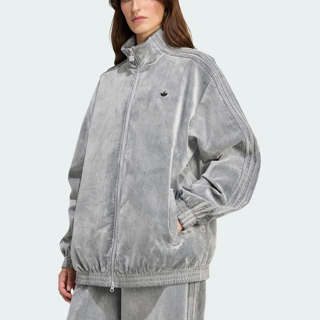 Veste décontractée ample à col montant pour femme Adidas Genuine Clover JW7330 1