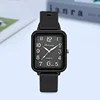 Brand Silicone Strap Watch Student Leisure Square Digital Women Quartz Watch New Fashion Ladies Luxury Wristwatch Dropshipping 3