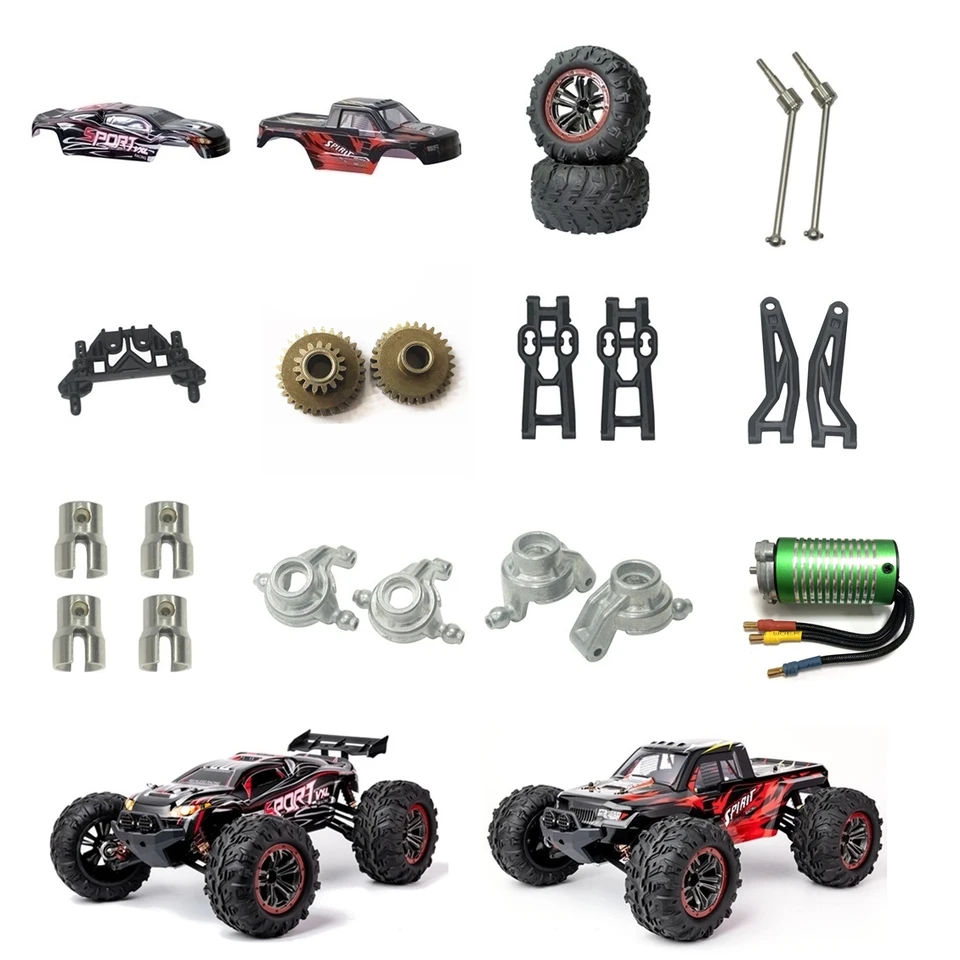 FY-CQ04 Differential Set For XLF X03 X04 X03A Max X04A Max Hosim X07 X08  1/10 RC Car Parts