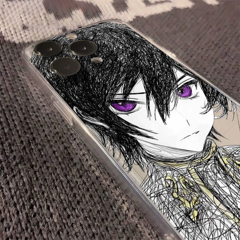 Luxury Comic-Inspired Soft TPU Phone Case Cover