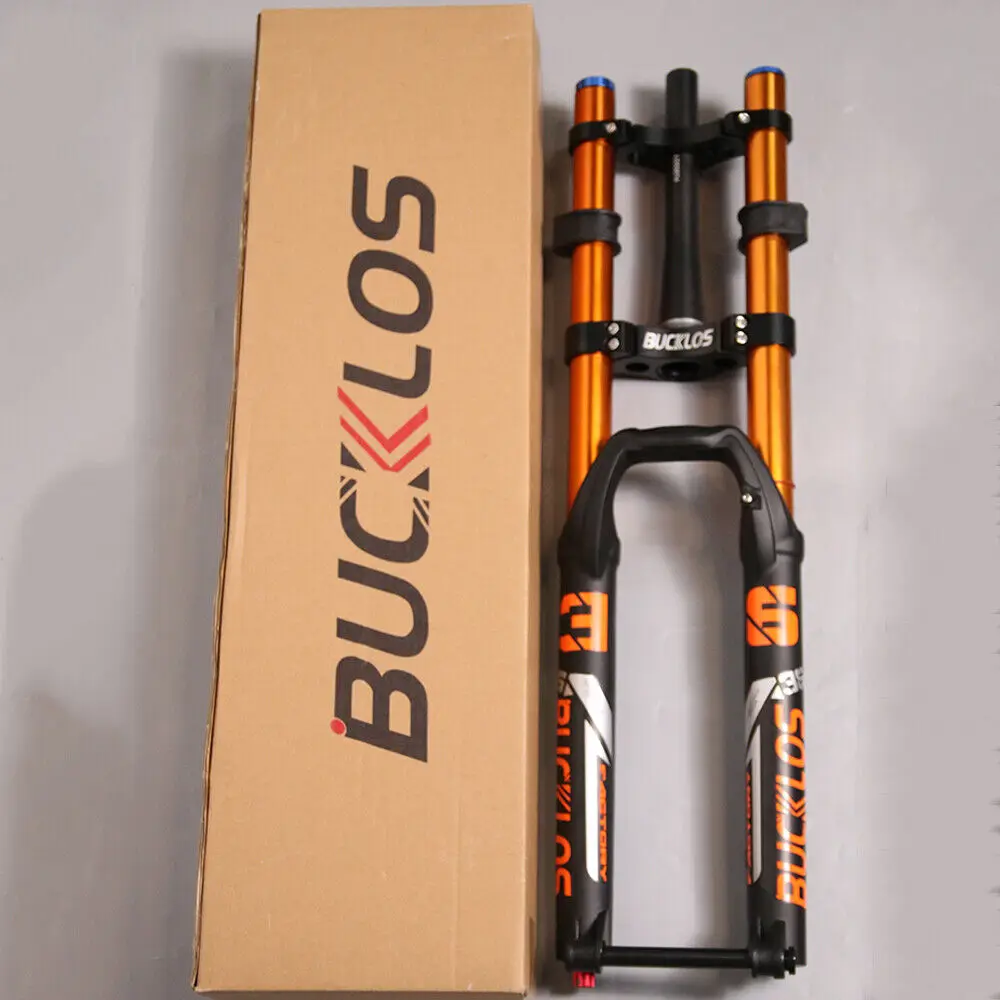 Bucklos 29in Double Shoulder Fork Air Suspension Mtb Downhill Bike Fork