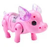 Cute Electric Walking Pig Toy with Light Musical Kids  Pink Color Funny Electronics Toy Children Birthday Gift Toys 4