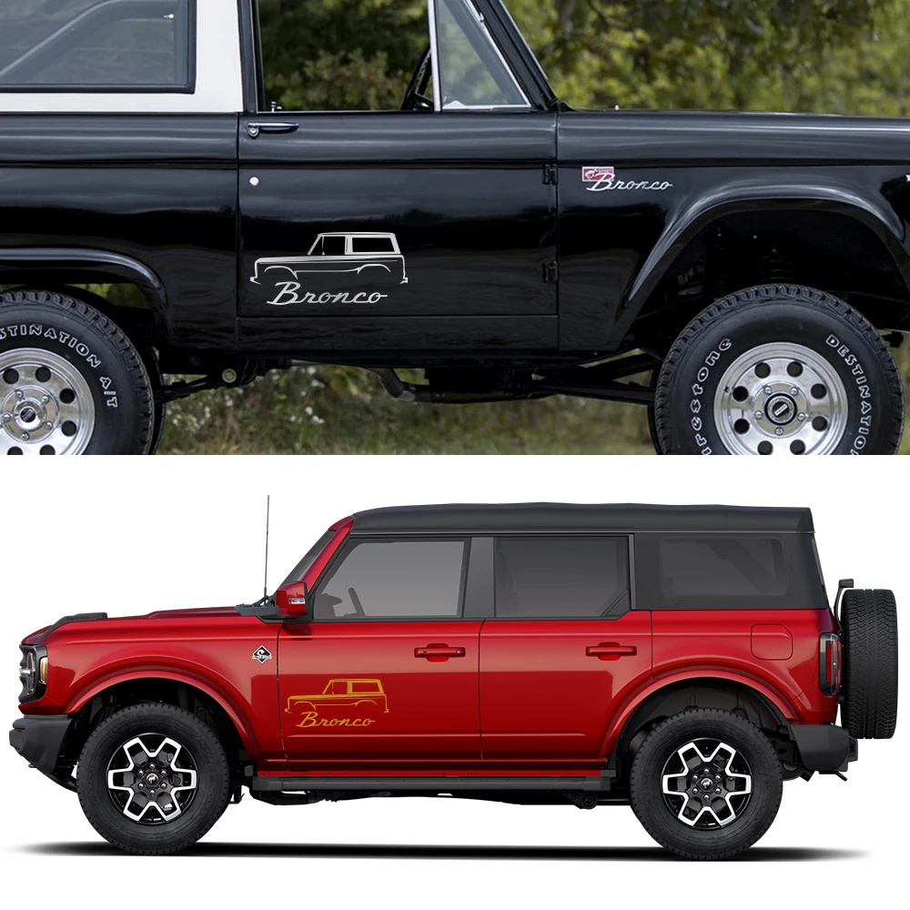 Various Sizes Car Body Sticker For Ford Bronco TRX4 RC TRX 4 2021 2022 2023  Graphics Automobile Vinyl PVC Decal Auto Accessories - AliExpress, image size:1000x1000
