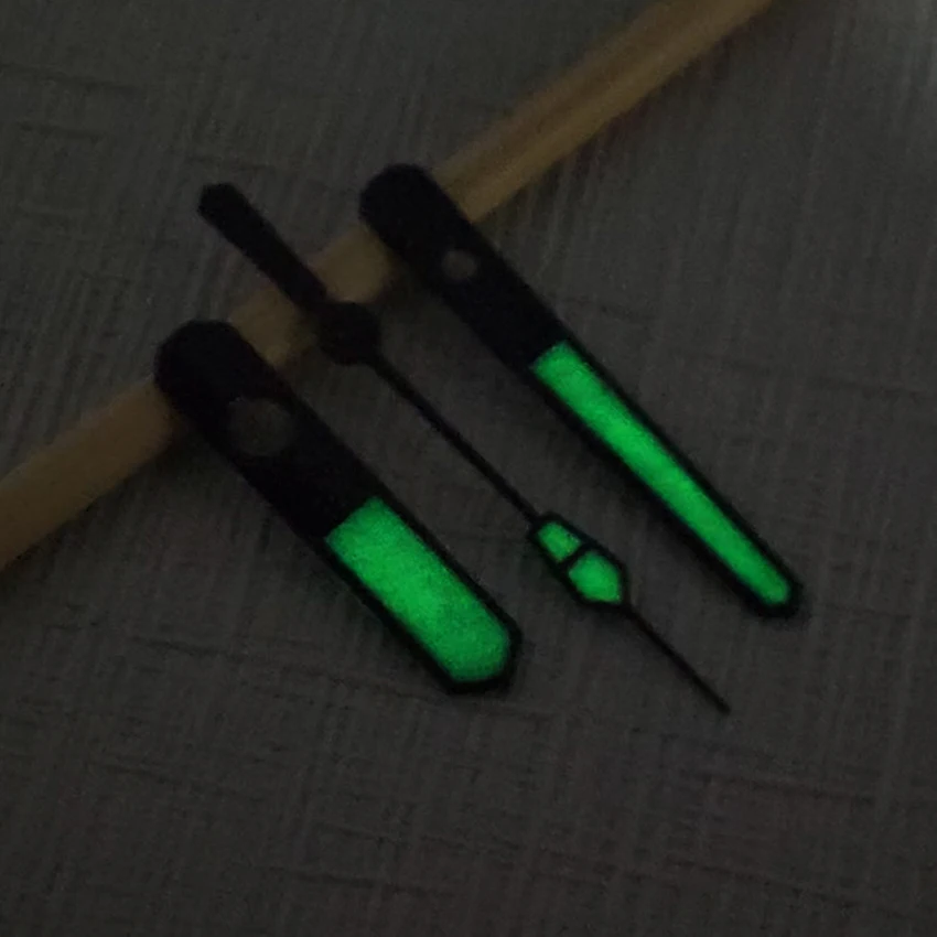 NH35 watch Hands black hands Watch accessories green luminous hands suitable for NH35/NH36/4R/7S movements
