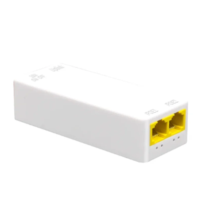 ABKN-2 포트 POE 리피터 10/100Mbps 1-2 Poe 확장기 (IEEE802.3Af/At 플러그 앤 플레이 지원) 48V Poe 스위치 NVR IP 카메라 AP 액세스용