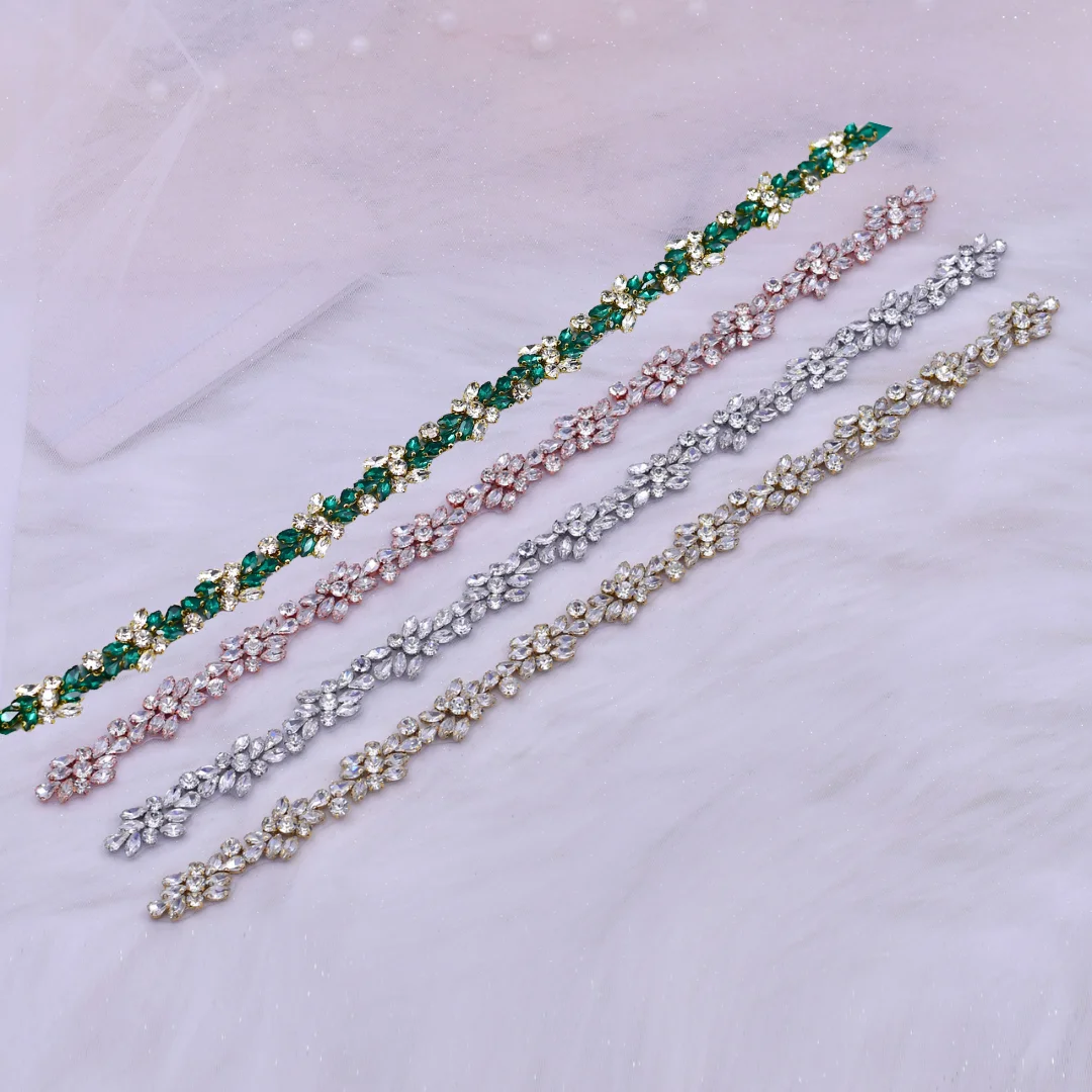 Bridal Sash Wedding Belt Bridal Dress Decoration Accessory For Women Wedding Day S437