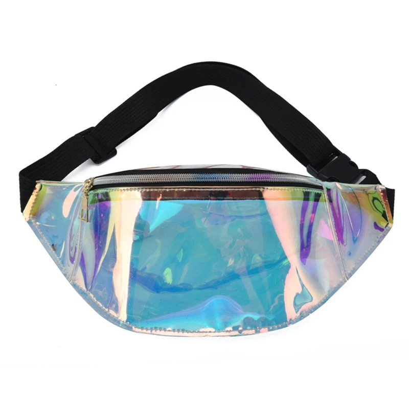 

Fashion PVC Fanny Packs for Women Fashion Translucent Waist Bag Girls Travel Chest Phone Crossbody Bag