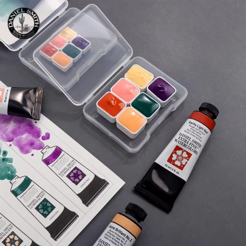 6 Color Watercolor Pigment Skin Color/coral Reef Pink Artist-grade Watercolor Painting Art Supplies watercolor painting set watercolor paint watercolor pigment skin and face paint