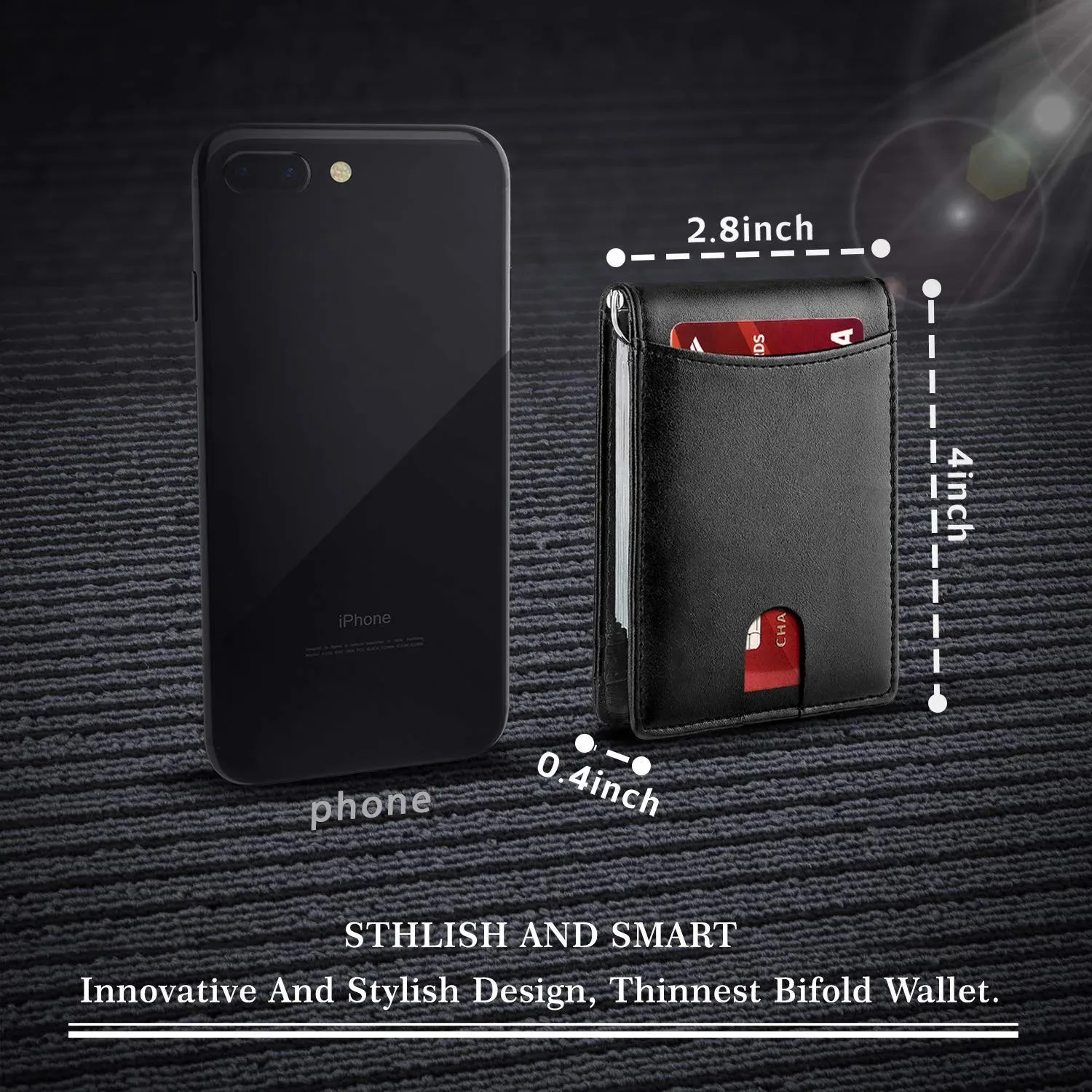 ANTI RFID Blocking Black Carbon Fiber Men Wallets Short Small Protected Magic Leather ID Credit Card Holder Case Purse for Men