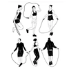 Adjustable Skipping Rope Light weights Jump Rope Exercise Jump Skip Rope Dropshipping 5