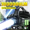 1000000LM Most Powerful LED Headlight Long Shot 3000M Headlamp Super Bright Head Light 18650 Outdoor Camping Hiking Head Lantern
