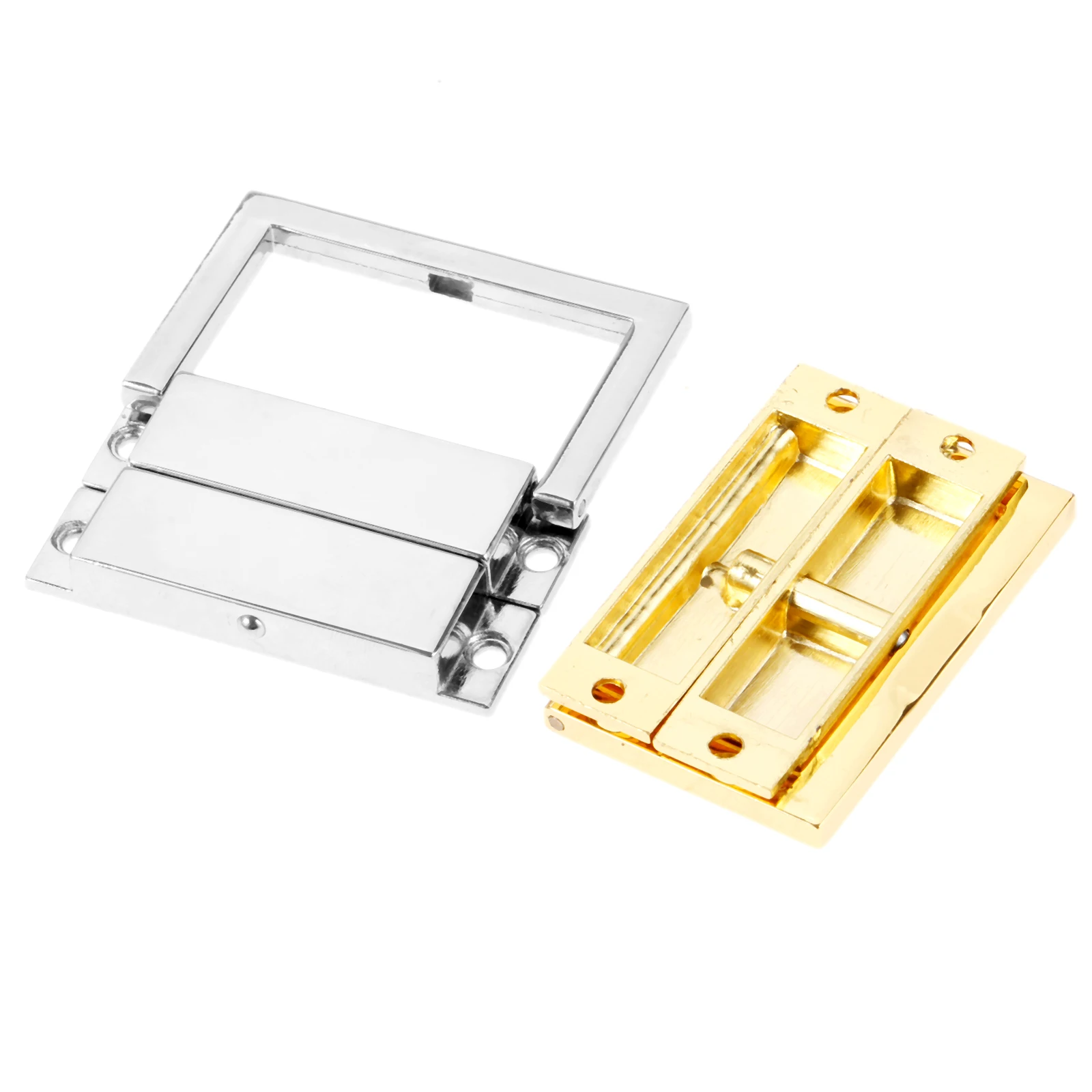 1Pc 48*30mm Jewelry Chest Gift Wine Wooden Box Case Toggle Latch Suitcase Hasp Leather Bag Handbag Purse Closure Lock with Screw