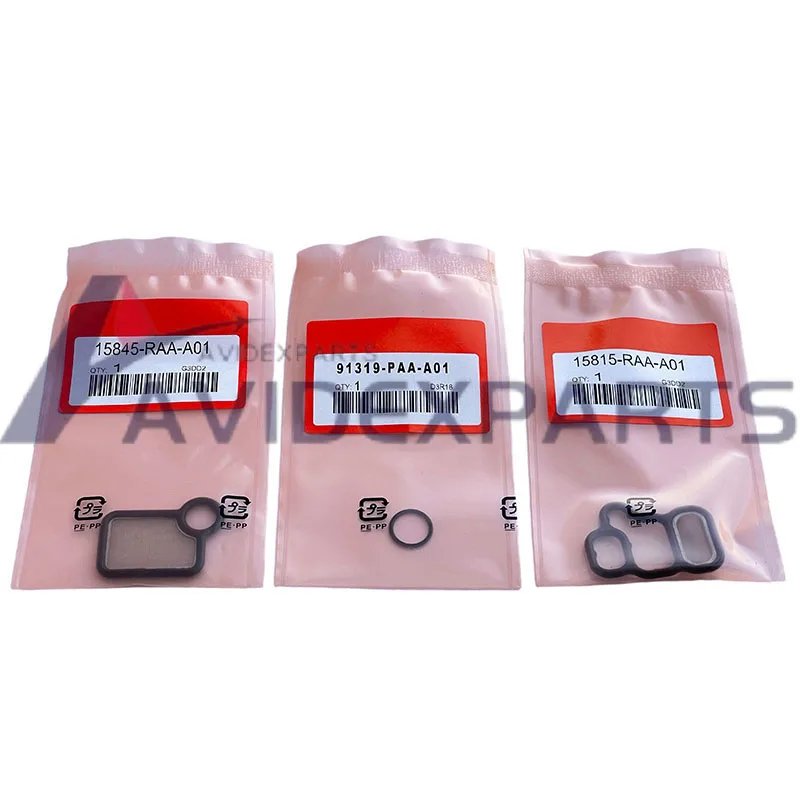 Solenoid Gasket Spool Valve Filter Element For Honda Accord RDX CR-V 15815-RAA-A01 15845-RAA-A01 91319-PAA-A01