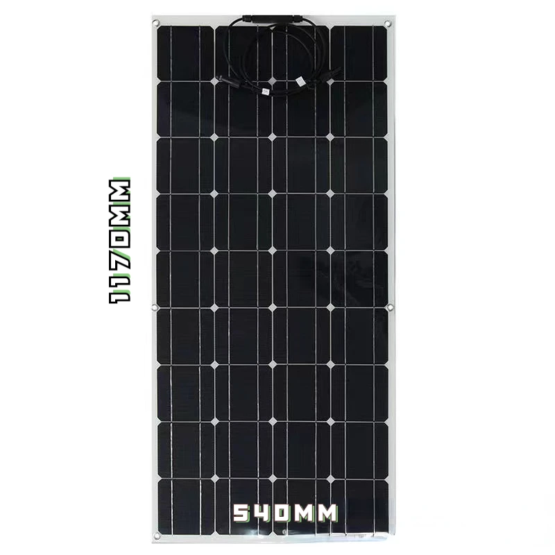 

Solar PanelSemi-flexible Photovoltaic Panel Monocrystalline Silicon 120W Outdoor RV System Power