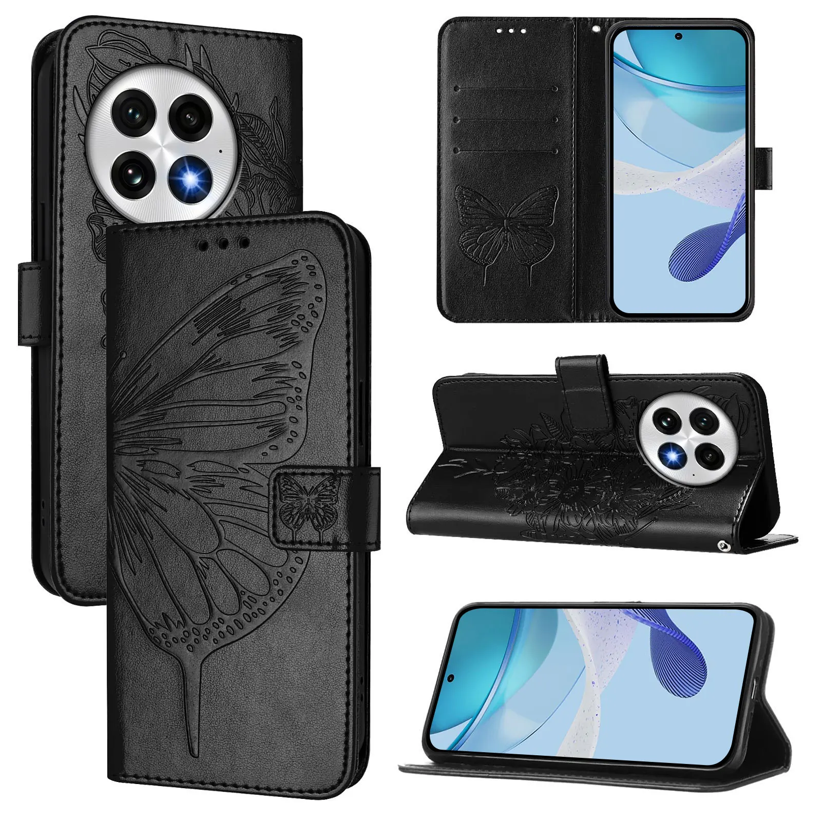 Luxurious Magnetic Flip Leather Wallet Phone Case Cover
