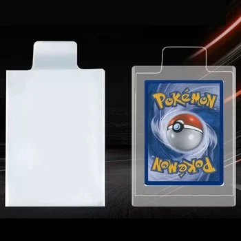 100pcs 65*90mm Bulge Games Card Sleeves For Pokemon Cards Transparent Playing Protector Trading Folder Case Holder Kids Toy Gift 1