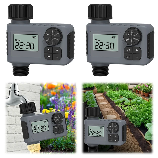 Smart Irrigation Timer Waterproof Automatic Timed Irrigation Controller Intelligent Sprinkler Timer for Outdoor Garden Lawn 1