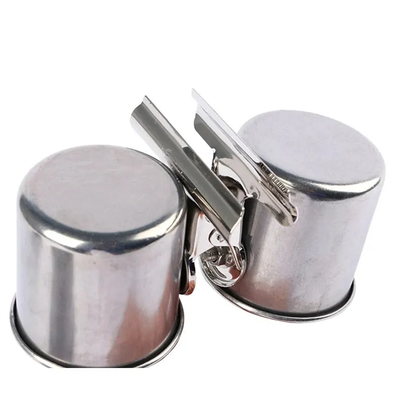 Vogelfutternapf Edelstahl Doppel - Futterschale Für Papageien & Vögel