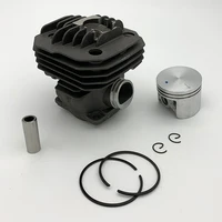48mm Cylinder Piston Ring Clips Kit Fit For EMAK OLEO MAC 965 961 962 956 EFCO 162 Chainsaw Spare Parts Garden Tools 50022006 2
