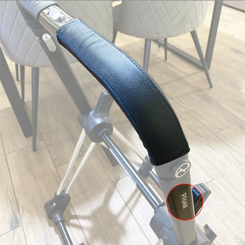 Buggy Mom Push Bar Leather Cover For Cybex Priam 2/3/4 Mios 2/3 Stroller Push Handle Mom Handrail Protective Case With Zipper