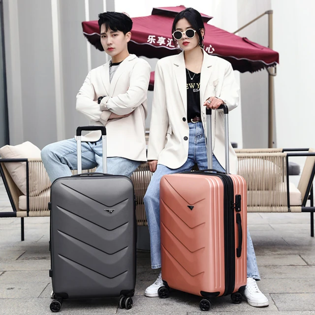 New Lightweight Luggage Set Travel Hard Shell Suitcase Universal Wheel  Trolley Case Student 20 Inch Carry On Rolling Luggage - Rolling Luggage -  AliExpress
