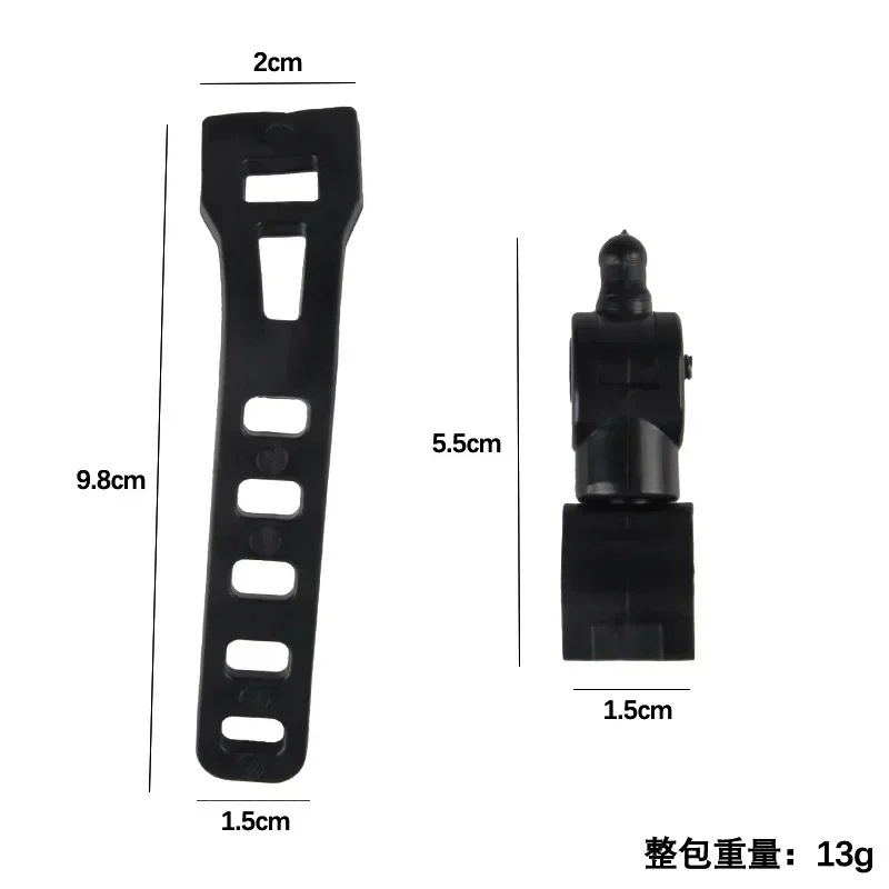6Pcs Bicycle Equipment Spare Parts Bicycle Handlebars Rubber Straps Rearview Mirrors Bells Watch Tables Fixed Rubber Strap