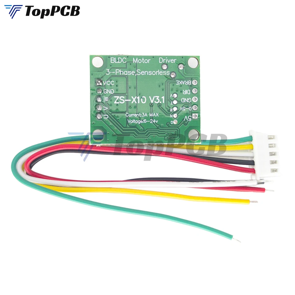 5V‑36V 350W CC Senza Spazzole, Controller Di Fase Trifase Del Sensore Controller Motore Brushless Con Controller Motore Hall Bldc Scheda Driver Pwm - Foto 11