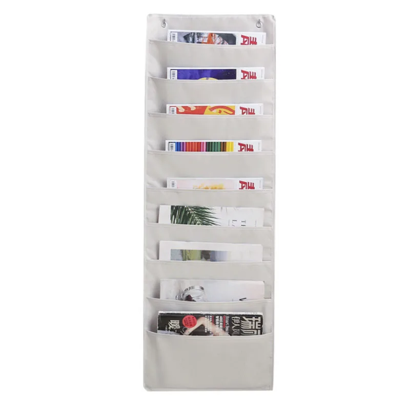 Storage Bag Document Hanging Storage Bag Oxford Cloth Storage Pocket Chart Hanging File Folding Holder Cascading Fabric Organizer For Office storage bag storage box file folder organizer