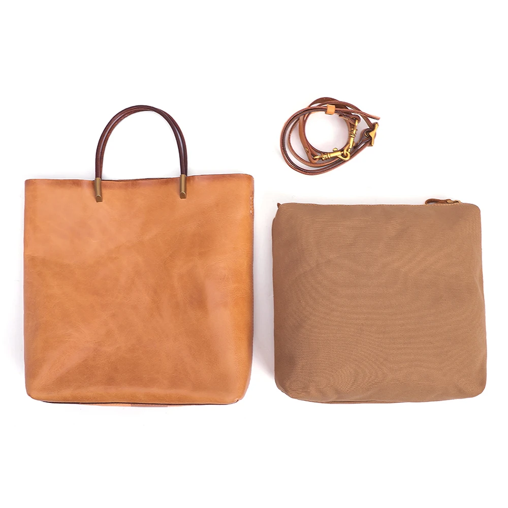 

Genuine Leather Women's Shoulder Bag Fashion Bags for Women 2021 New Luxury Handbags Female Crossbody Shopper Bag Tote