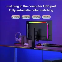 Computer Screen Light Strip Monitor RGBIC Bluetooth LED Lights Ambient Lighting Music Sycn APP Control PC Backlight Game Room 4