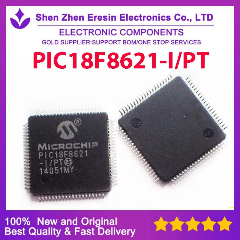 

Free shipping 5PCS/LOT PIC18F8621-I/PT TQFP80 New and original