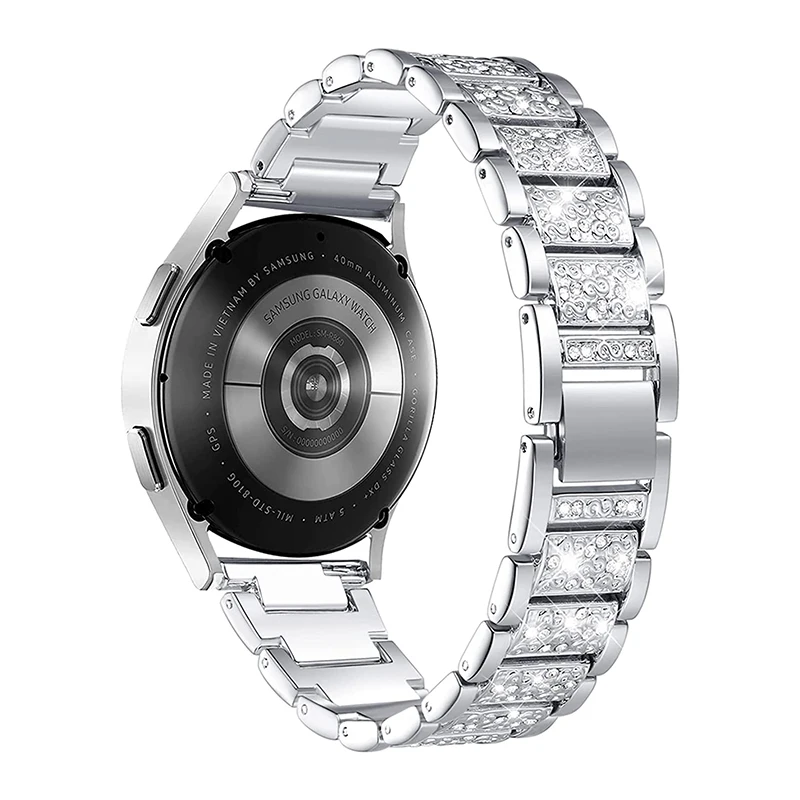 Elegant Diamond Bracelet Metal Strap