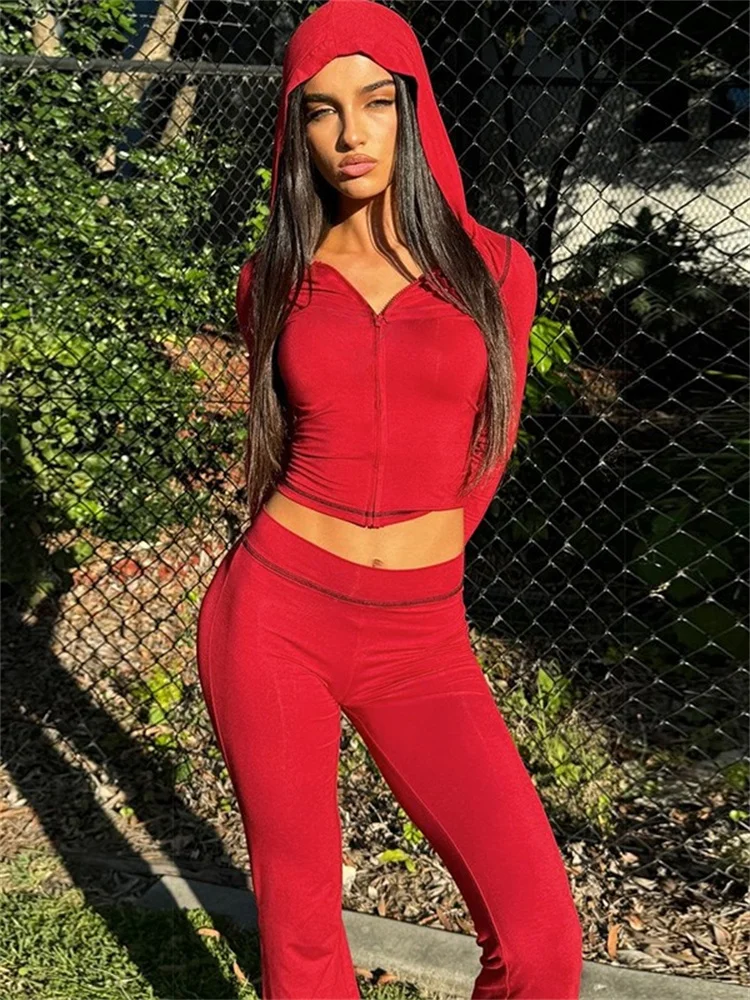 Wmstar Two Piece Set Wome Sexy Hoodie Top and Pants Sets  Club Outfits New Tracksuit Matching Street Wear Wholesale Dropshipping