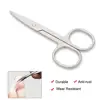 Professional Stainless Steel Eyelash & Eyebrow Scissors - Precision Makeup Tool for Beauty and Beard Grooming 5