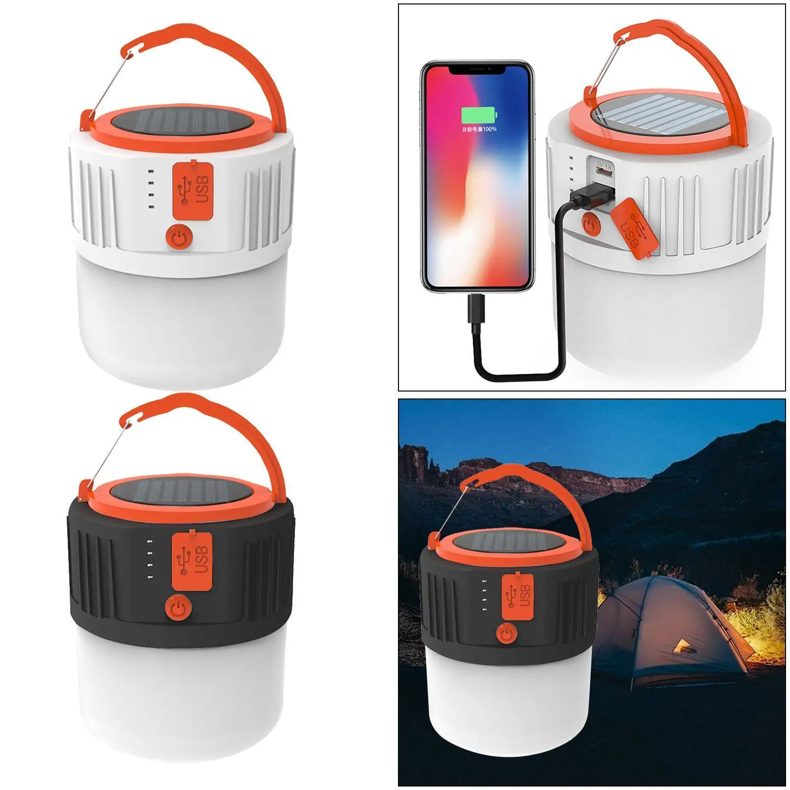 LED Camping Light Outdoor Lantern Hiking Lamp BBQ patio and garden