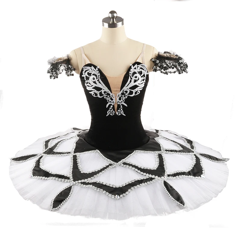 

Professional High Quality New Coming Custom Size Girls Adult Women 12 Layers Performance Wear Black Ballet Tutu