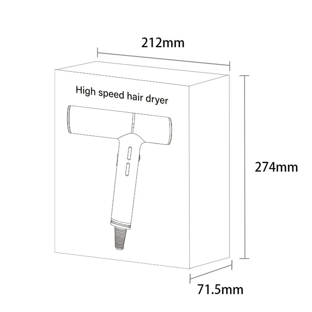 Brushless Motor 110000rpm Hair Dryer Professional Negative Ion Air Blower Fast Drying Constant Temperature Salon Hair Tools 6