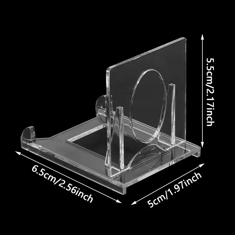 Transparenter Kartenhalter für die Unterstützung von Sammelkarten, Arcylic-Dreieck-Kartenständer, Fotokarten-Schutzhülle – Detail 14