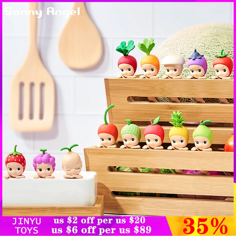 Original Sonny Angel Harvest Series Blind Box Anime Figures Toy Frutta Verdura Cute Hippers Cartoon Guess Bag Surprise For Kids