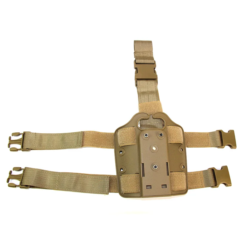 Tactical Leg Gun Holster Platform with Paddle Adapter for Hunting